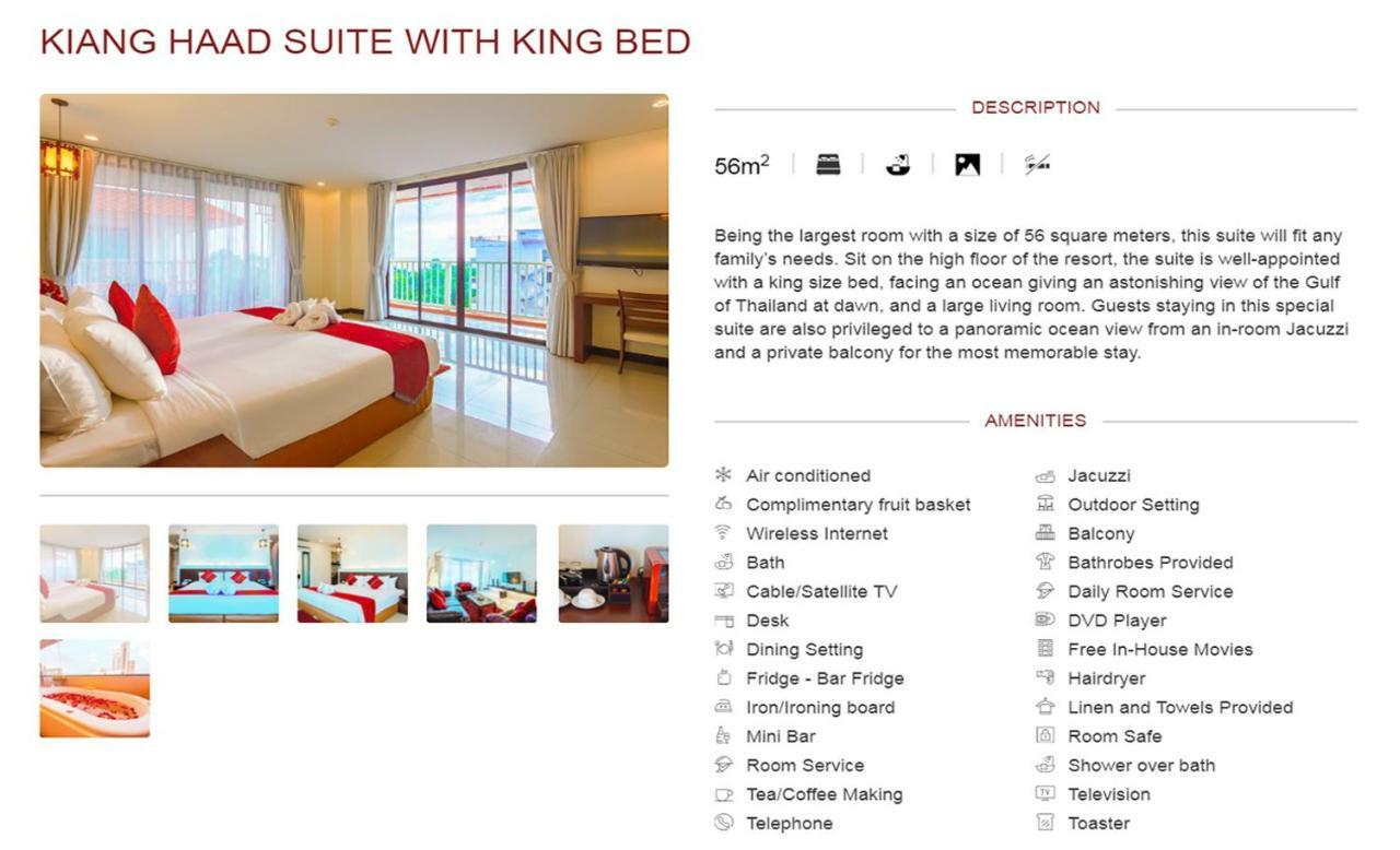 Kiang Haad Beach Hua Hin Hotell Eksteriør bilde