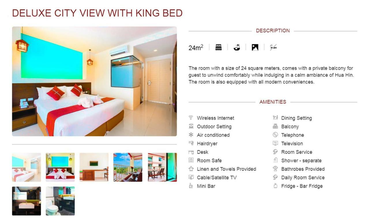 Kiang Haad Beach Hua Hin Hotell Eksteriør bilde